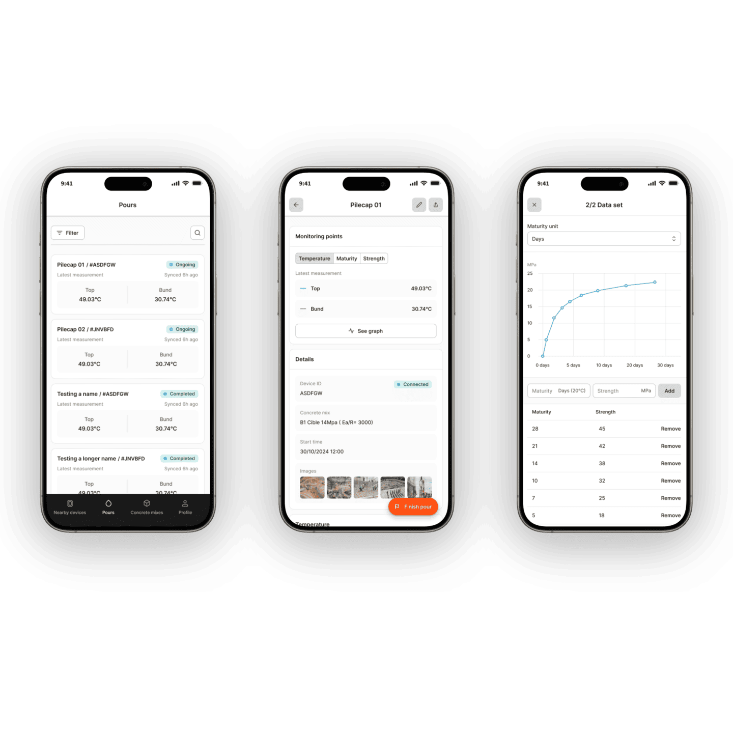 Preview of Designed the mobile app for the Nova device