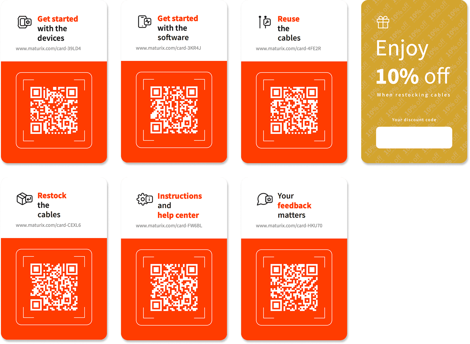 Toolbox QR cards
